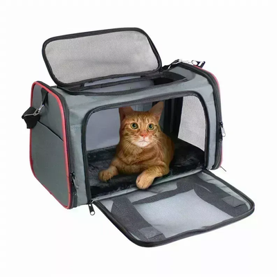 GOOPAWS Soft-Sided Kennel Pet Carrier for Small Dogs, Cats, Puppy, Airline Approved Cat Carriers Dog Carrier Collapsible, Travel Handbag & Car Seat