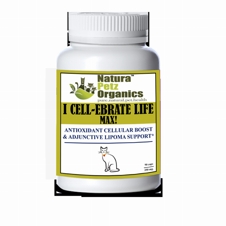 I Cellebrate Life Max - Antioxidant Cellular Boost + Adjunctive Lipoma Support* for cats