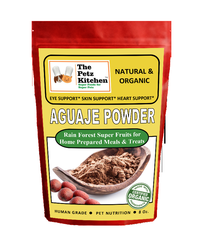 Aguaje Powder - Eye, Skin & Heart Support The Petz Kitchen Dog & Cat Holistic Super Foods