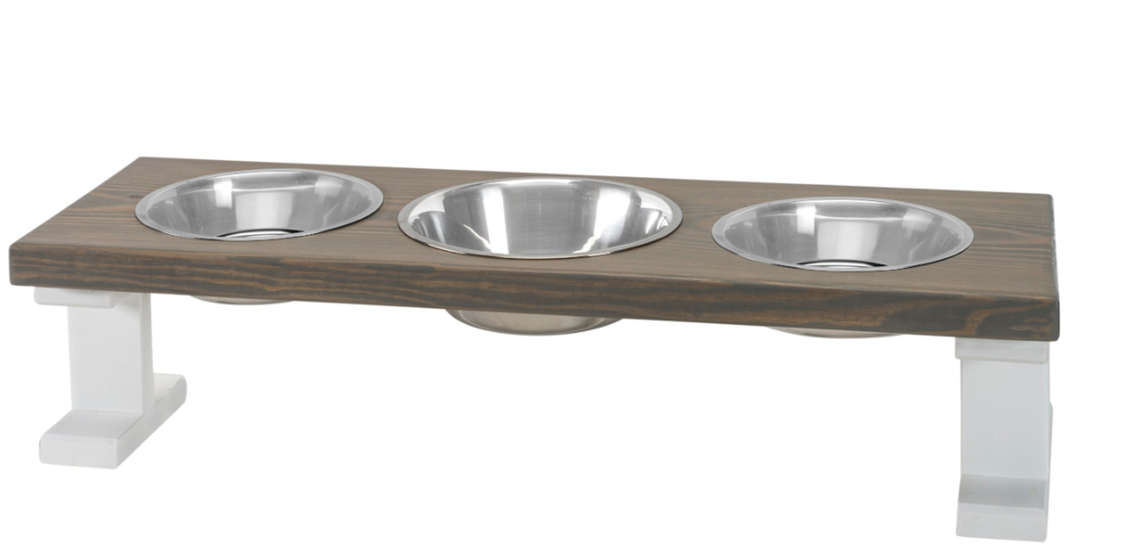 Farmhouse 3 Bowl Elevated Regular Feeder