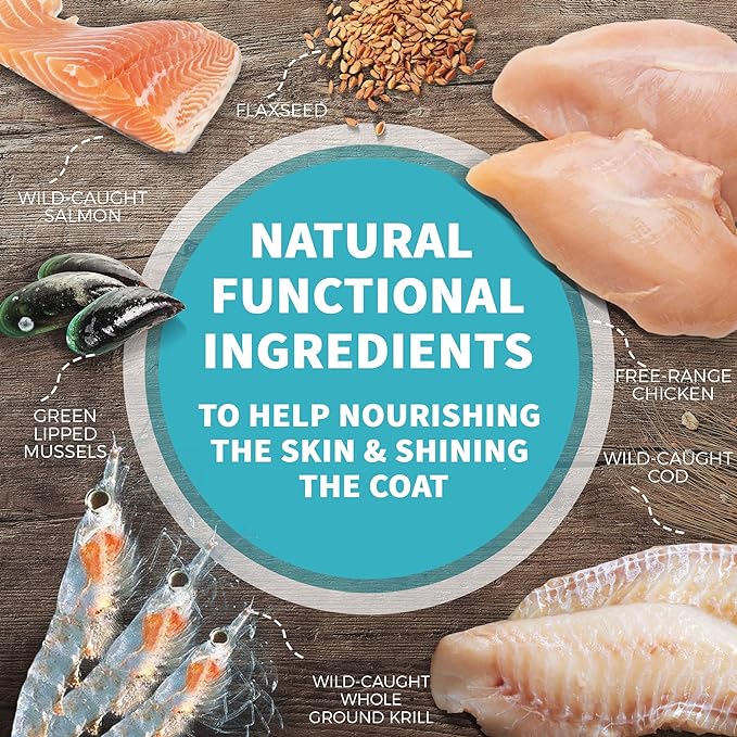 Skin & Coat Vitalize Freeze-Dried Raw Salmon & Cod Recipe for Dogs natural ingredients