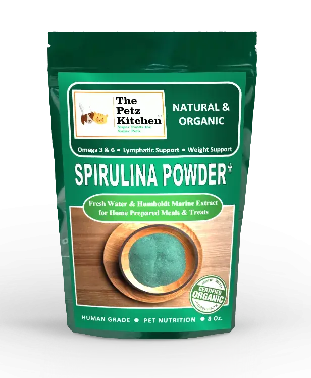 Spirulina* Omega 3 & 6 Lymphatic, Weight & Probiotic Immune Support* The Petz Kitchen